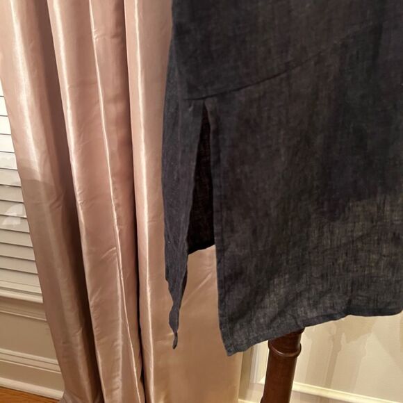 $595 Women's Eleventy Oversize Button Front Linen Top Blouse Shirt EU 44 / US 8 - Picture 3 of 5